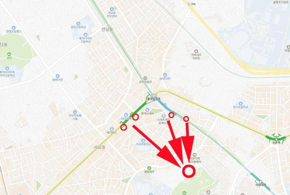 Apartment K-14 Hongdae Park Forest 2fl Seoul